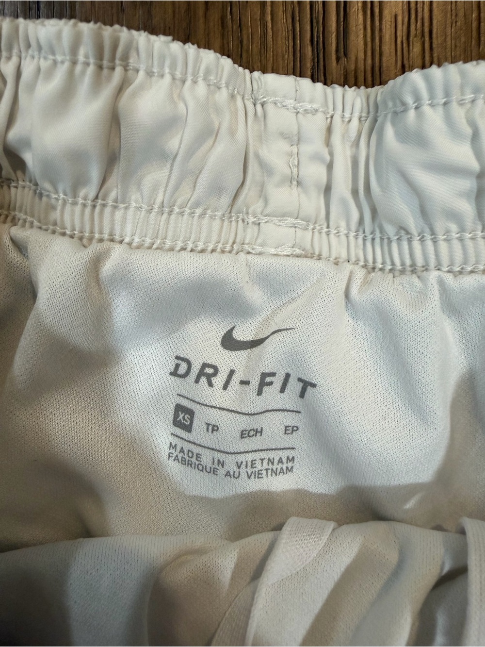 Nike Women's White Athletic Mesh-Trim Shorts - Picture 2 of 5